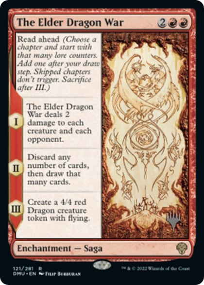 The Elder Dragon War, Promo Pack: Dominaria United 121