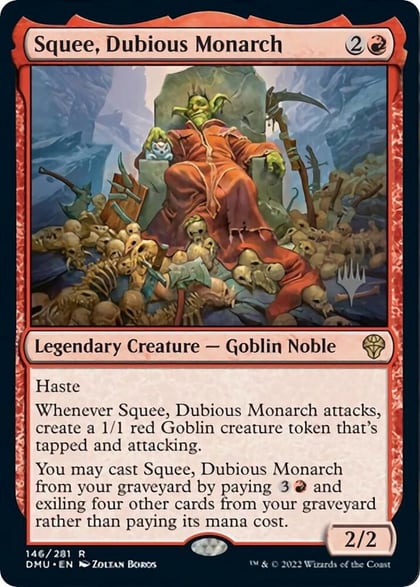 Squee, Dubious Monarch, Promo Pack: Dominaria United 146