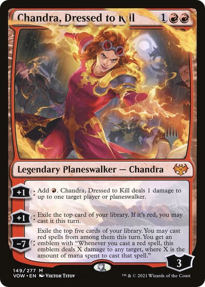Chandra, Dressed to Kill, Promo Pack: Dominaria United 149