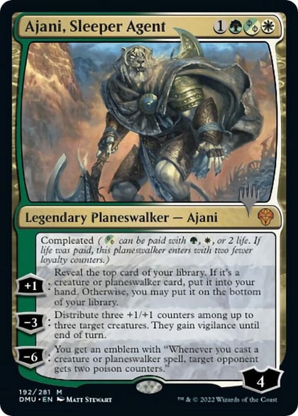 Ajani, Sleeper Agent, Promo Pack: Dominaria United 192