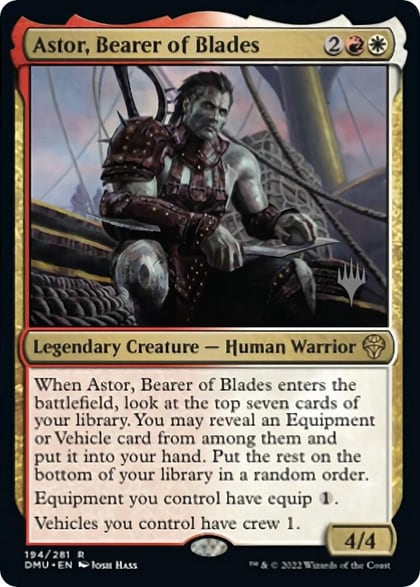 Astor, Bearer of Blades, Promo Pack: Dominaria United 194