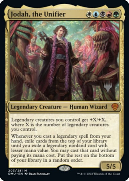 Jodah, the Unifier, Promo Pack: Dominaria United 203