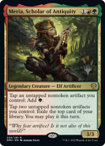 Meria, Scholar of Antiquity, Promo Pack: Dominaria United 206