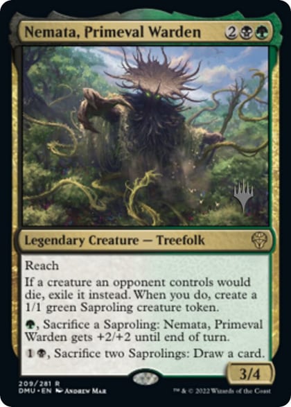 Nemata, Primeval Warden, Promo Pack: Dominaria United 209