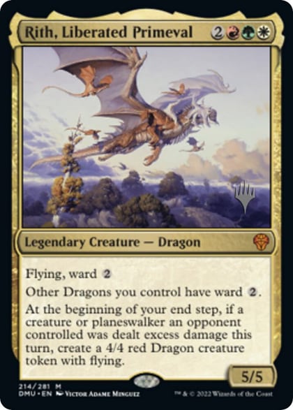 Rith, Liberated Primeval, Promo Pack: Dominaria United 214