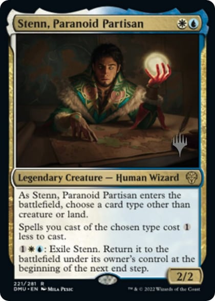 Stenn, Paranoid Partisan, Promo Pack: Dominaria United 221