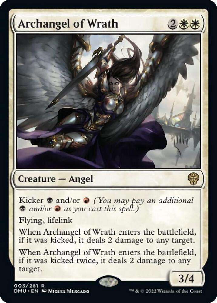 Archangel of Wrath, Promo Pack: Dominaria United 3