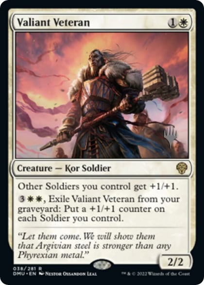 Valiant Veteran, Promo Pack: Dominaria United 38