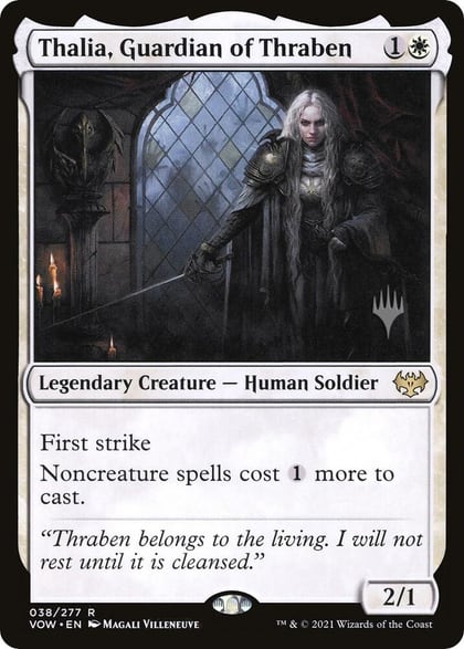 Thalia, Guardian of Thraben, Promo Pack: Dominaria United 38