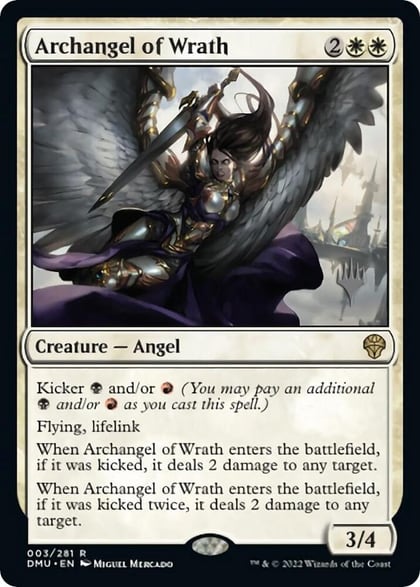 Archangel of Wrath, Promo Pack: Dominaria United 3