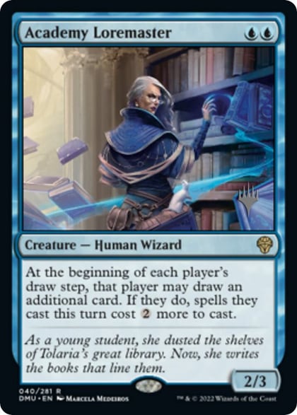 Academy Loremaster, Promo Pack: Dominaria United 40