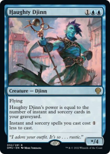 Haughty Djinn, Promo Pack: Dominaria United 52