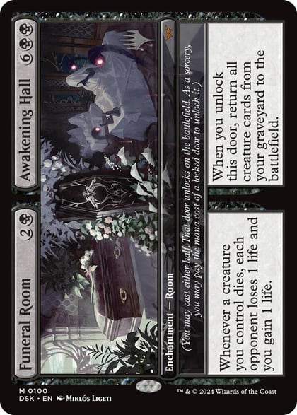 Funeral Room // Awakening Hall, Promo Pack: Duskmourn: House of Horror 100