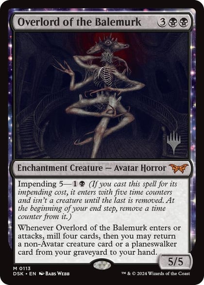 Overlord of the Balemurk, Promo Pack: Duskmourn: House of Horror 113