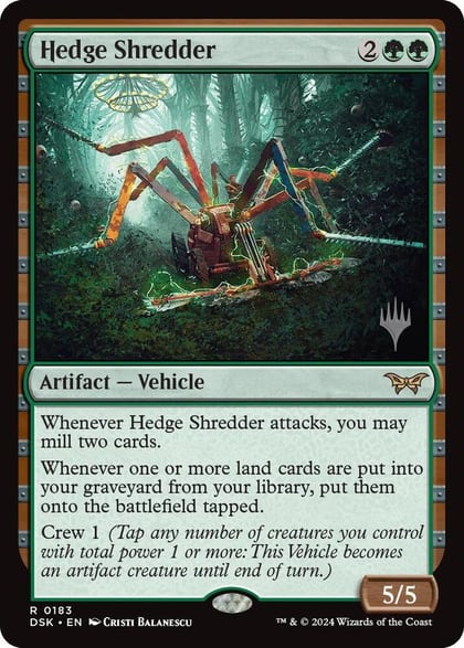 Hedge Shredder, Promo Pack: Duskmourn: House of Horror 183