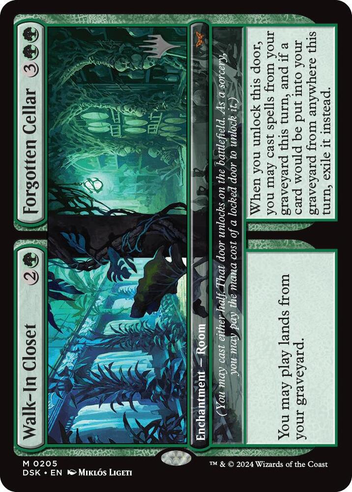 Walk-In Closet // Forgotten Cellar, Promo Pack: Duskmourn: House of Horror 205