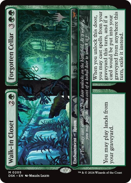 Walk-In Closet // Forgotten Cellar, Promo Pack: Duskmourn: House of Horror 205