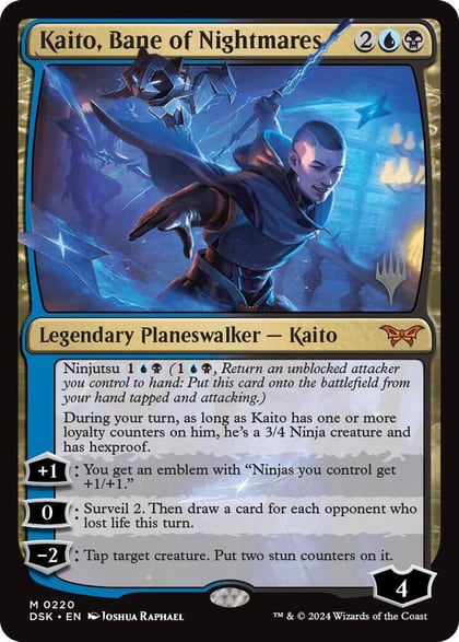Kaito, Bane of Nightmares, Promo Pack: Duskmourn: House of Horror 220