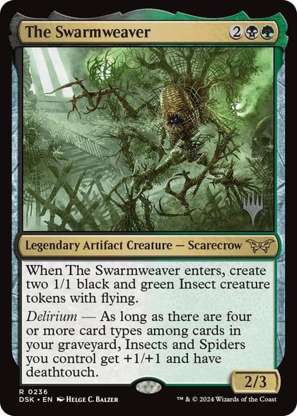 The Swarmweaver (0236), Promo Pack: Duskmourn: House of Horror 236