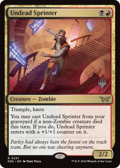 Undead Sprinter, Promo Pack: Duskmourn: House of Horror 237