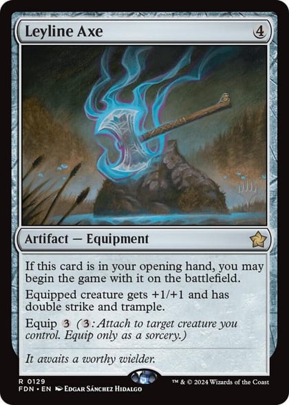 Leyline Axe, Promo Pack: Lorwyn Eclipsed 129