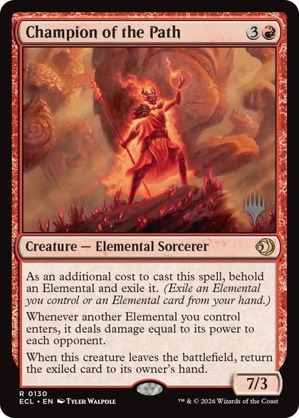 Champion of the Path, Promo Pack: Lorwyn Eclipsed 130