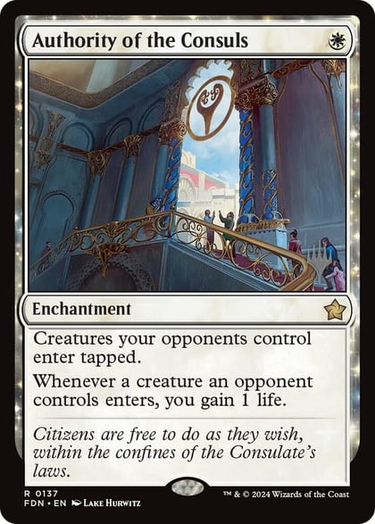 Authority of the Consuls, Promo Pack: Lorwyn Eclipsed 137