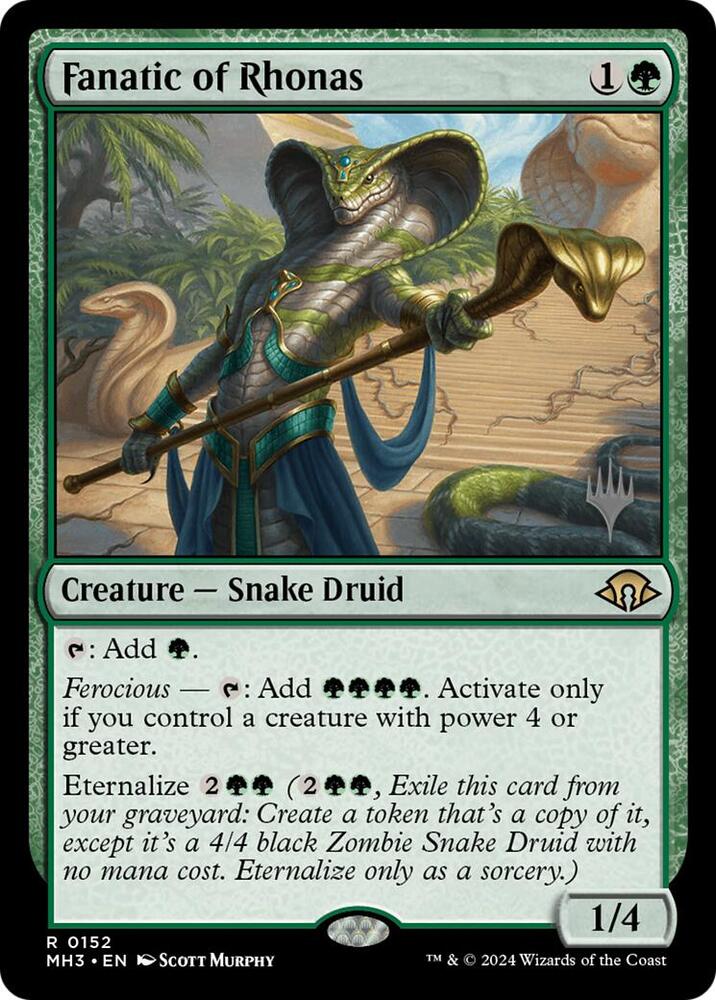 Fanatic of Rhonas, Promo Pack: Lorwyn Eclipsed 152