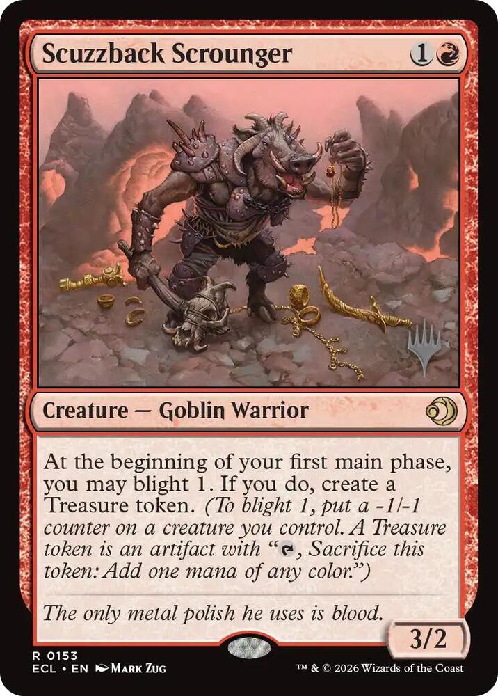 Scuzzback Scrounger, Promo Pack: Lorwyn Eclipsed 153