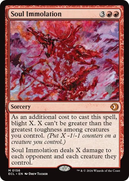 Soul Immolation, Promo Pack: Lorwyn Eclipsed 156