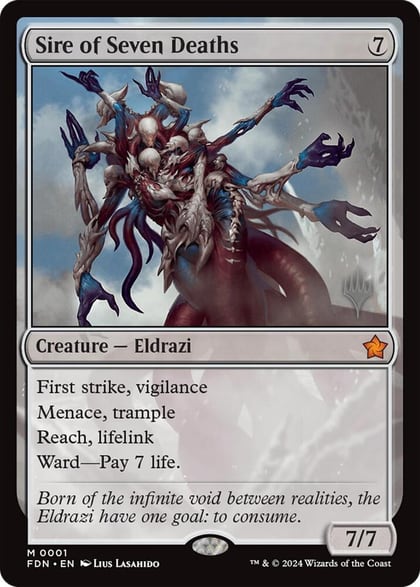 Sire of Seven Deaths, Promo Pack: Lorwyn Eclipsed 1