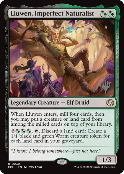 Lluwen, Imperfect Naturalist, Promo Pack: Lorwyn Eclipsed 232