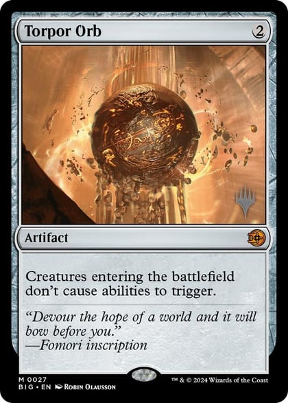 Torpor Orb, Promo Pack: Lorwyn Eclipsed 27