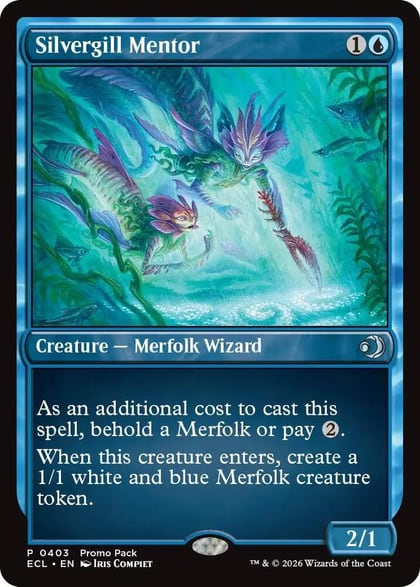 Silvergill Mentor, Promo Pack: Lorwyn Eclipsed 403