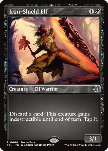 Iron-Shield Elf, Promo Pack: Lorwyn Eclipsed 404