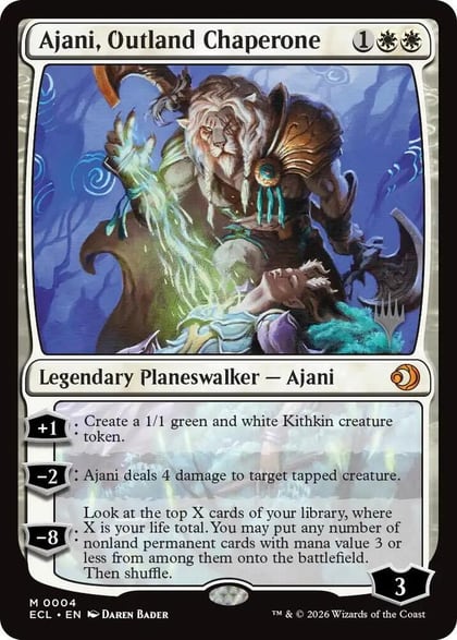 Ajani, Outland Chaperone, Promo Pack: Lorwyn Eclipsed 4