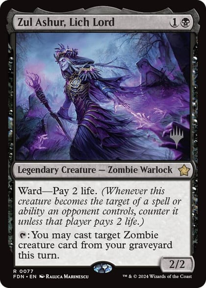 Zul Ashur, Lich Lord, Promo Pack: Lorwyn Eclipsed 77
