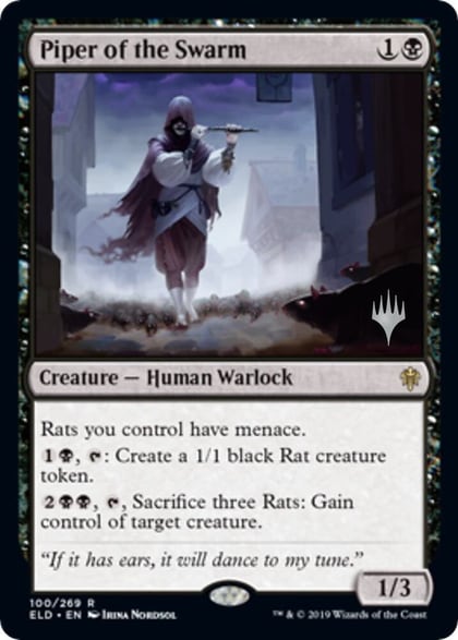 Piper of the Swarm, Promo Pack: Throne of Eldraine 100