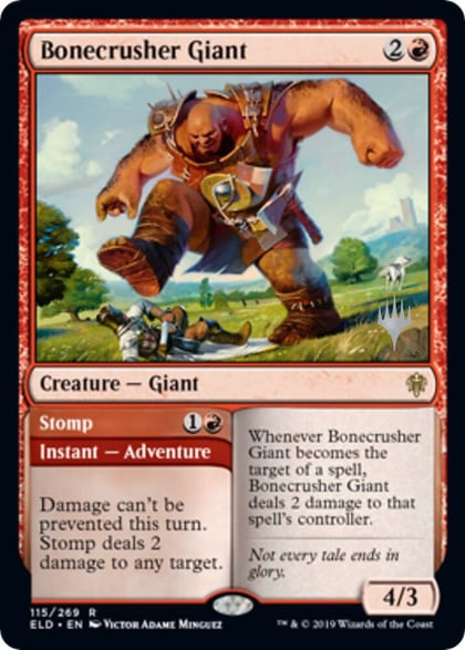 Bonecrusher Giant, Promo Pack: Throne of Eldraine 115