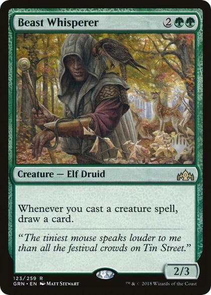 Beast Whisperer, Promo Pack: Throne of Eldraine 123