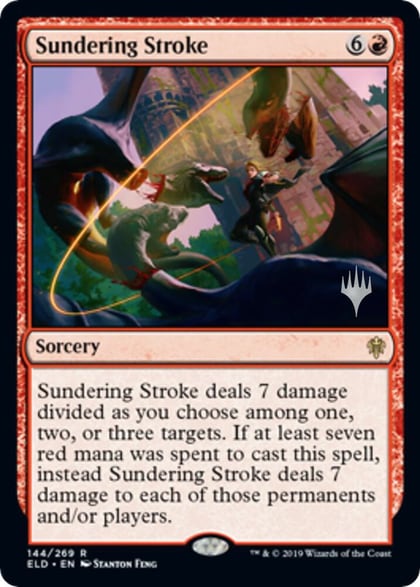 Sundering Stroke, Promo Pack: Throne of Eldraine 144