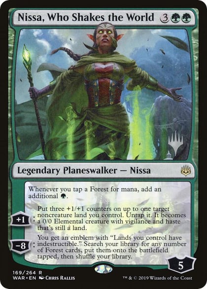 Nissa, Who Shakes the World, Promo Pack: Throne of Eldraine 169