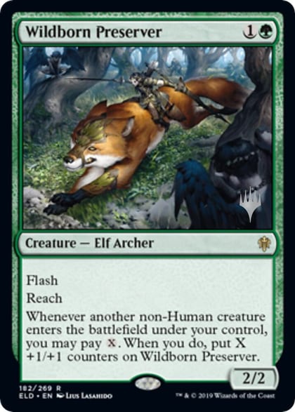 Wildborn Preserver, Promo Pack: Throne of Eldraine 182