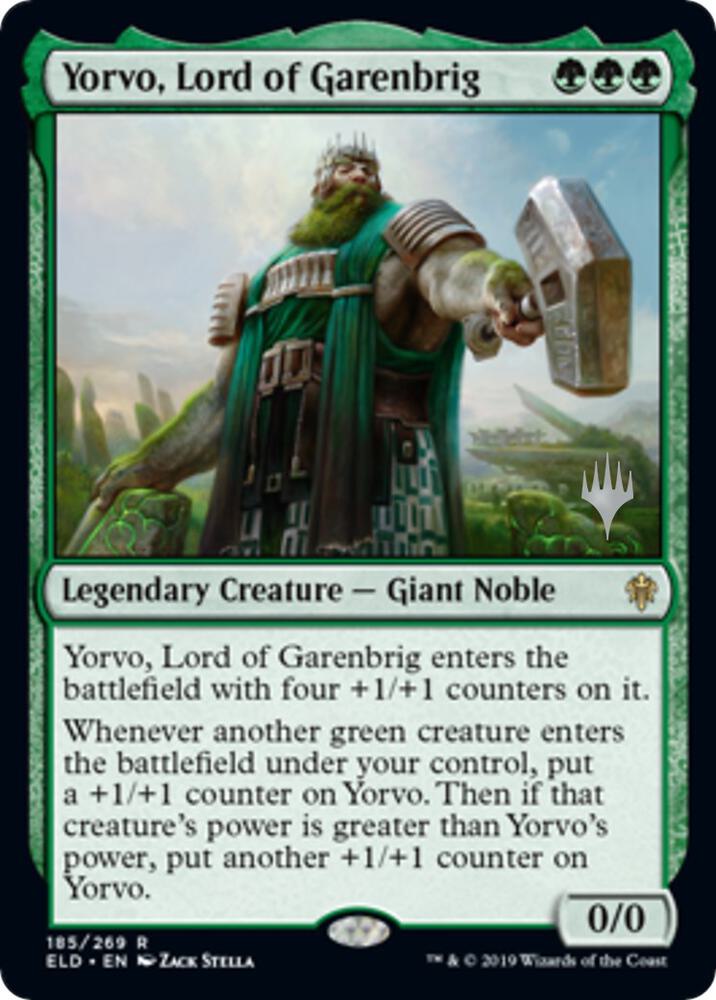 Yorvo, Lord of Garenbrig, Promo Pack: Throne of Eldraine 185