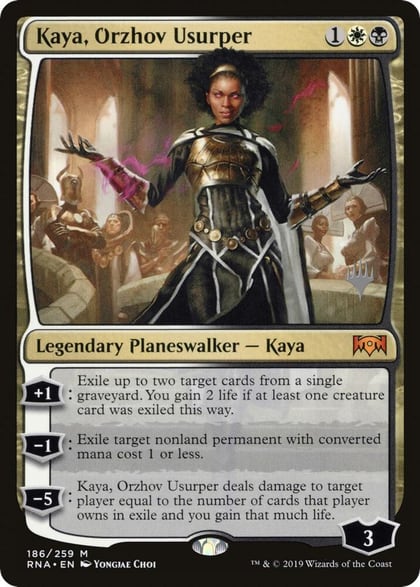 Kaya, Orzhov Usurper, Promo Pack: Throne of Eldraine 186