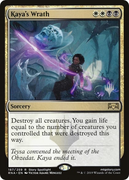 Kaya's Wrath, Promo Pack: Throne of Eldraine 187