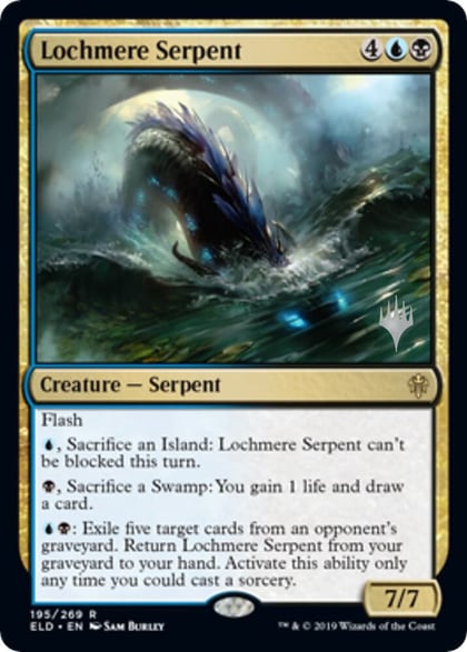Lochmere Serpent, Promo Pack: Throne of Eldraine 195
