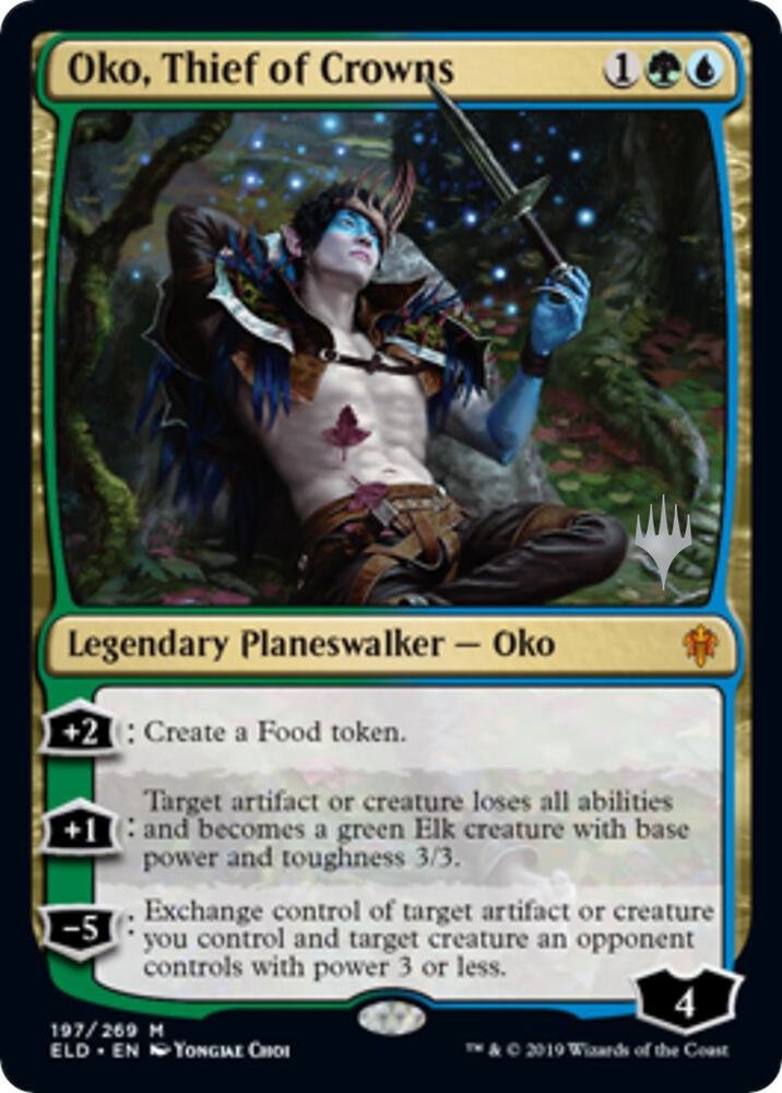 Oko, Thief of Crowns, Promo Pack: Throne of Eldraine 197