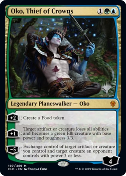 Oko, Thief of Crowns, Promo Pack: Throne of Eldraine 197