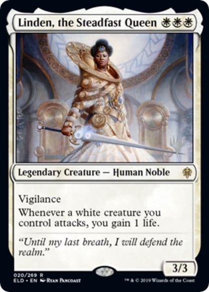 Linden, the Steadfast Queen, Promo Pack: Throne of Eldraine 20